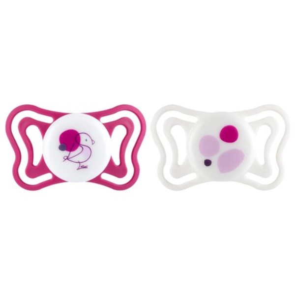 Succhietto Chicco 00071871100000 PHYSIOFORMA LIGHT bimba Rosa e Bianco