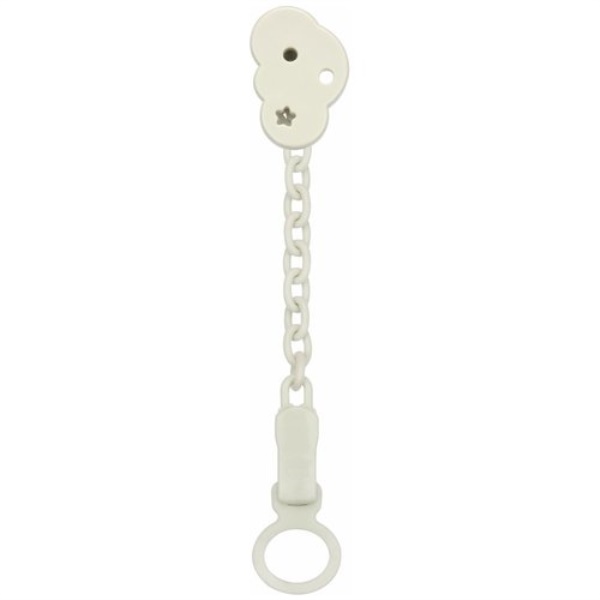 Porta succhietto Chicco 00040852200000 Easy clip con catenella Grigio
