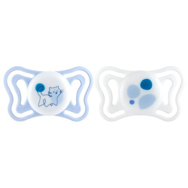 Succhietto Chicco 00071088210000 PHYSIOFORMA LIGHT bimbo Azzurro e Bia