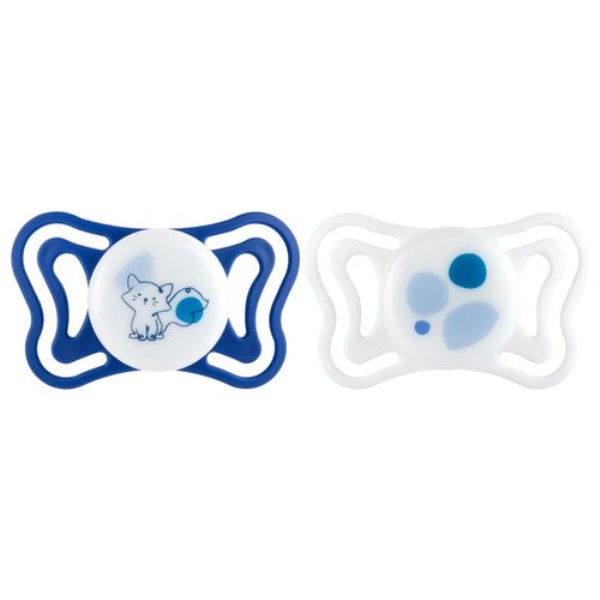 Succhietto Chicco 00071086210000 PHYSIOFORMA LIGHT bimbo Blu e Bianco
