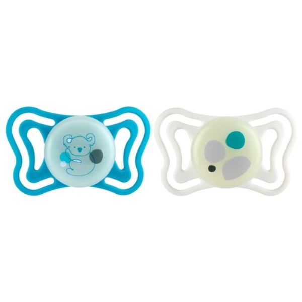 Succhietto Chicco 00071086400000 PHYSIOFORMA LIGHT lumi Verde acqua e 