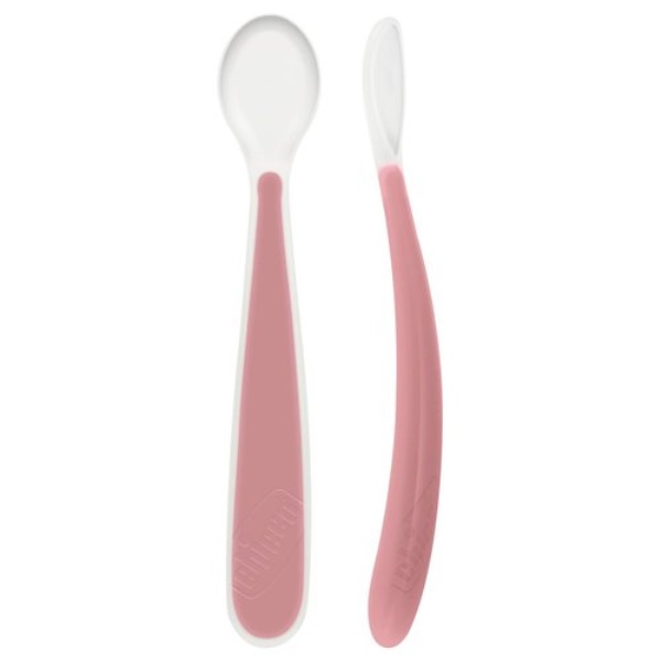 Set cucchiai morbidi bimbi Chicco 00006828160000 Rosa