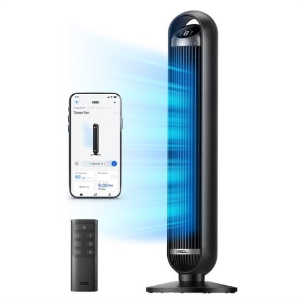 Ventilatore Dreo DR HTF013S TOWER FAN 413S Black
