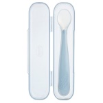 CHICCO - Cucchiaio morbido bimbi con custodia Chicco 00068283600000 Grigio