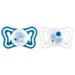 CHICCO - Succhietto Chicco 00071087210000 PHYSIOFORMA LIGHT bimbo Azzurro e Bia