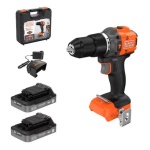 BLACK & DECKER - Trapano percussione Black & Decker BLD783E2K QW POWERCONNECT Brushless