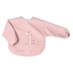 CHICCO - Set bavaglini Chicco 00016302150000 con maniche e tasca briciole Rosa