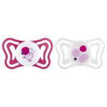 CHICCO - Succhietto Chicco 00071871100000 PHYSIOFORMA LIGHT bimba Rosa e Bianco