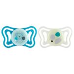 CHICCO - Succhietto Chicco 00071086400000 PHYSIOFORMA LIGHT lumi Verde acqua e 