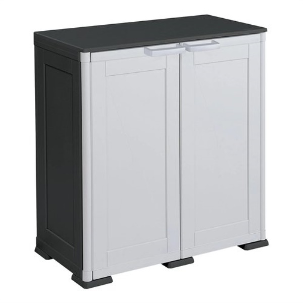 Armadio plastica Tontarelli 8086341AO2 OMNIMODUS SIMPLEX Nero e Grigio