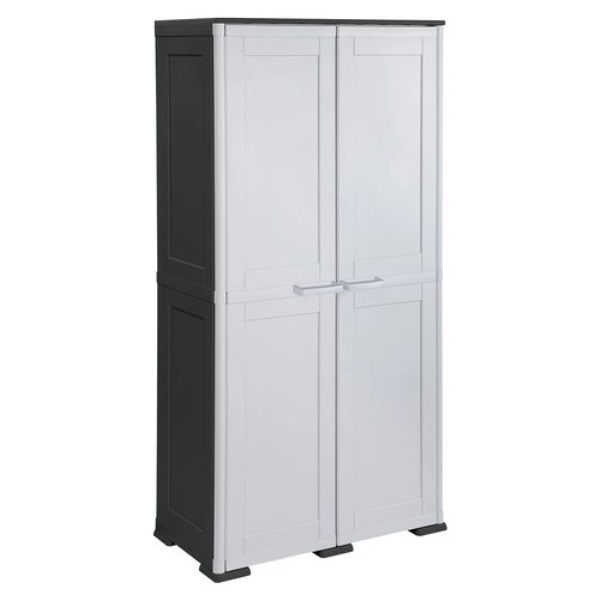 Armadio plastica Tontarelli 8086342AO2 OMNIMODUS SIMPLEX Nero e Grigio