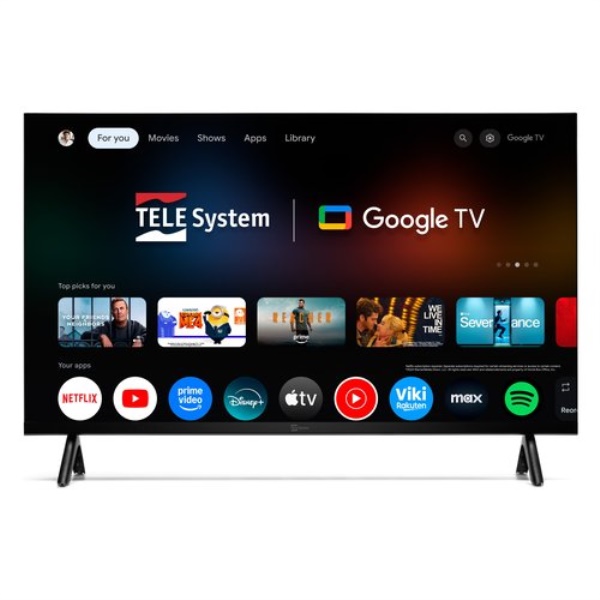Tv Telesystem TRAVEL TS24FLSMG15 Black