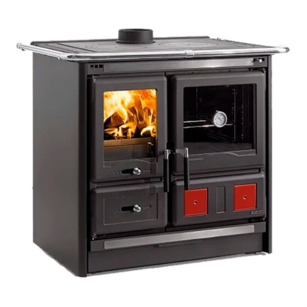Cucina legna Nordica 3003580 ROSA L Vst 16 Steel Black
