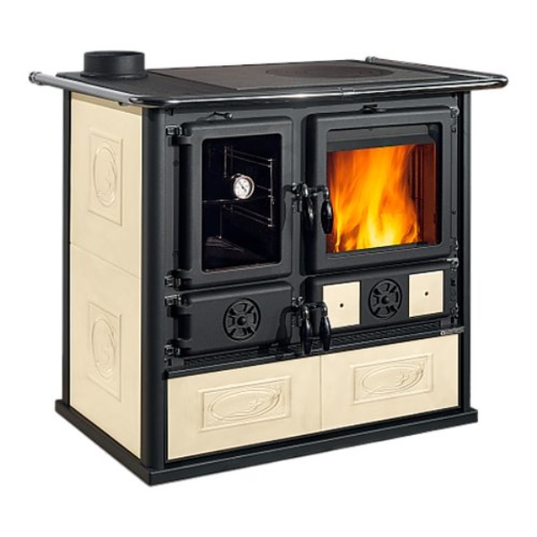 Cucina legna Nordica 3005852 ROSA Sinistra Reverse Vst 16 Ceramica Pan