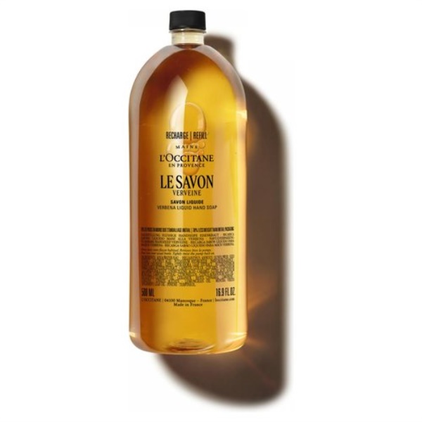Sapone liquido L'Occitane en Provence ricarica verbena karité confort