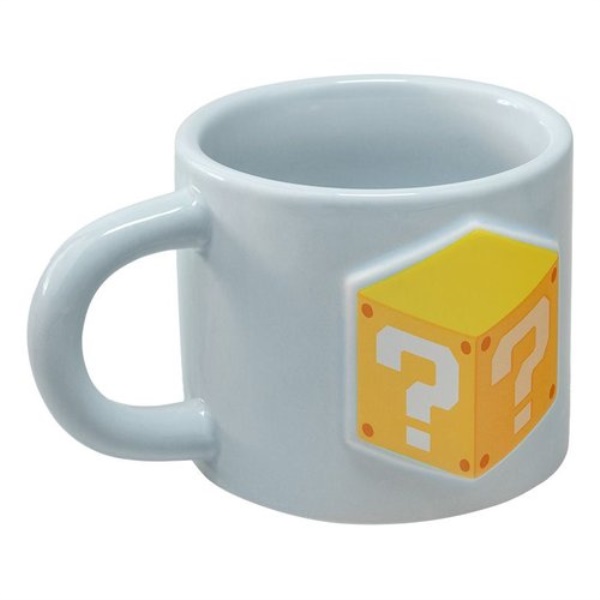 Tazza mug Paladone PP15851NN SUPER MARIO Embossed Block? Bianco multic