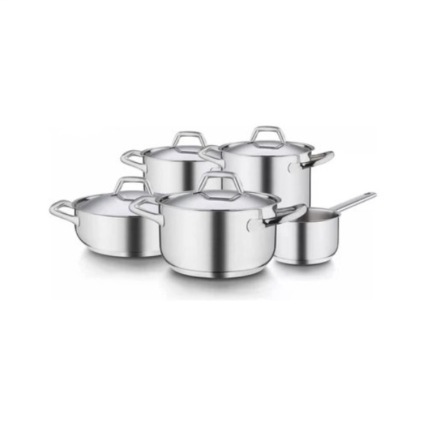 Batteria pentole Barazzoni 163909 CHEF LINE Cromo lucido