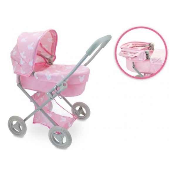 Carrozzina giocattolo Teorema 74322 BABY TEO pieghevole Rosa