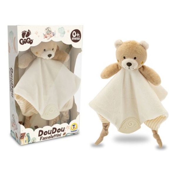 Peluche Teorema 39568 GOGO Orsetto Doudou Morbidoso Beige
