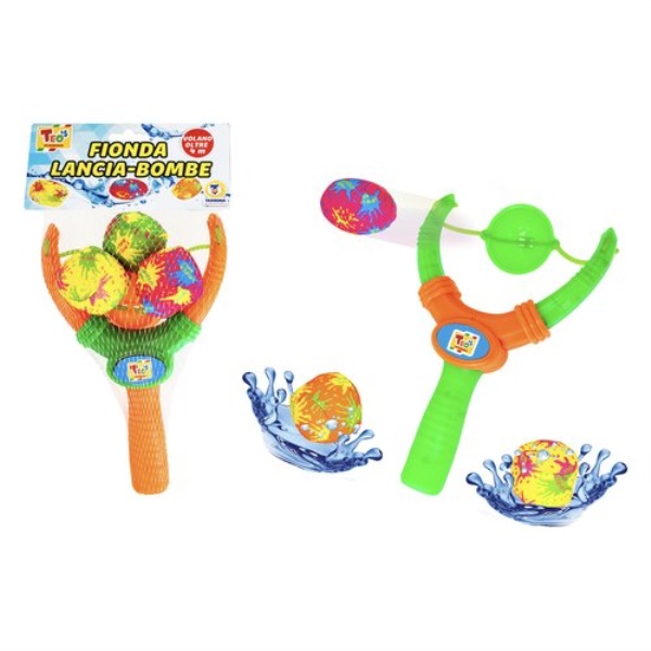 Gioco acqua Teorema 80838 TEO'S Fionda lancia bombe d'acqua (3 pz) Ass