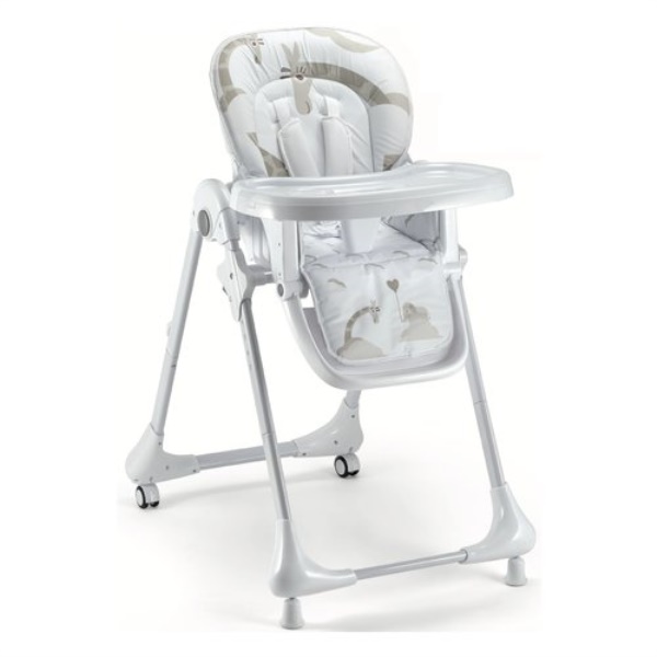Seggiolone Pali 3309SAVANA regolabile e inclinabile Bianco e Beige