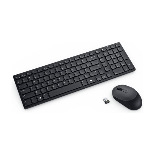Tastiera e mouse Dell KM555 BLK ITA PRO Compact Silent Black