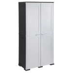 Tontarelli - Armadio plastica Tontarelli 8086342AO2 OMNIMODUS SIMPLEX Nero e Grigio