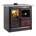 Nordica - Cucina legna Nordica 3003580 ROSA L Vst 16 Steel Black
