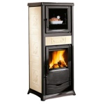 Nordica - Stufa legna Nordica 3009902 ROSSELLA PLUS FORNO 165 Ceramica Liberty p