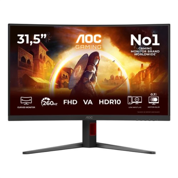 Monitor Aoc C32G4Z Curvo Black
