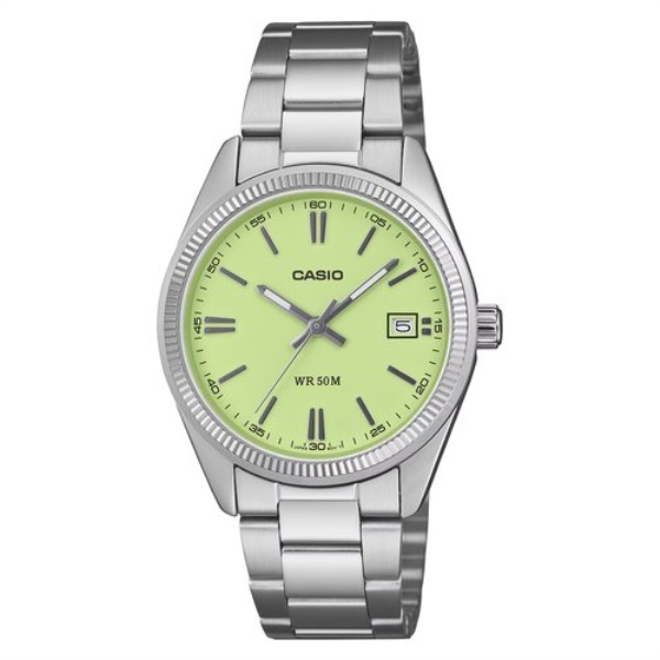 Orologio Casio UTP 1302PD 3A2VEF Silver e Green