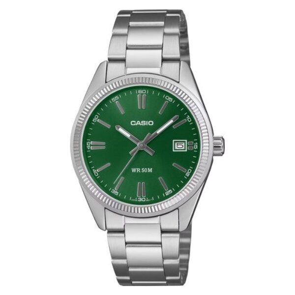 Orologio Casio UTP 1302PD 3A1VEF Silver e Green