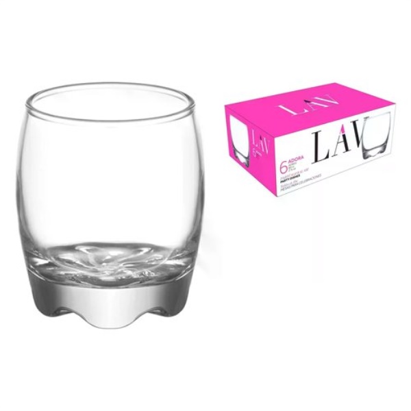 Set bicchieri Lav 393700010 ADORA Trasparente