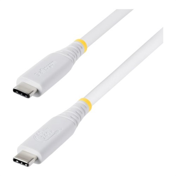 Cavo USB C Startech.Com CC1M40GUSB4TPW 240W Power Delivery White
