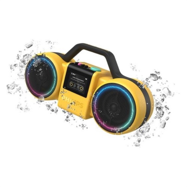 Cassa party Philips TAMS60Y 00 MOVING SOUND The Roller Auracast Yellow