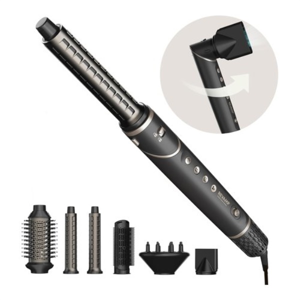 Modellatore capelli Revamp DR 2950EU Curl Air Style 7in1 Ionic Black