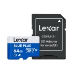 LEXAR - Scheda di memoria Lexar LMSBLPL064G BNANG BLUE PLUS
