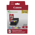 CANON - Set cartucce stampante Canon 6443B008 CHROMALIFE 100+ Photo Value Pack