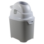 Okbaby - Contenitore pannolini Okbaby 39400000 THE ONE Zero odori Bianco e Grig