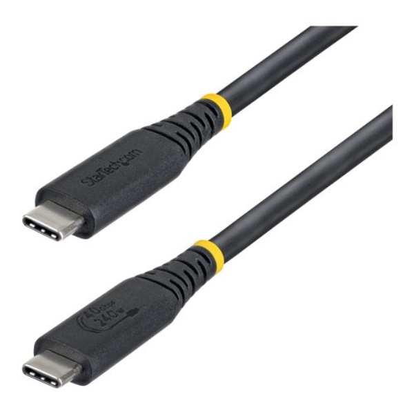 Cavo USB C Startech.Com CC50CM40GUSB4TP 240W USB4 Black