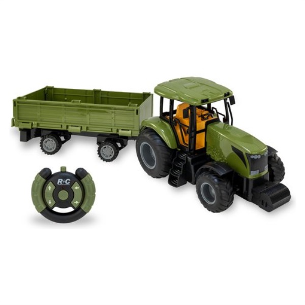 Radiocomando Re. El Toys 2492 Trattore con rimorchio 2,4 GHz Verde