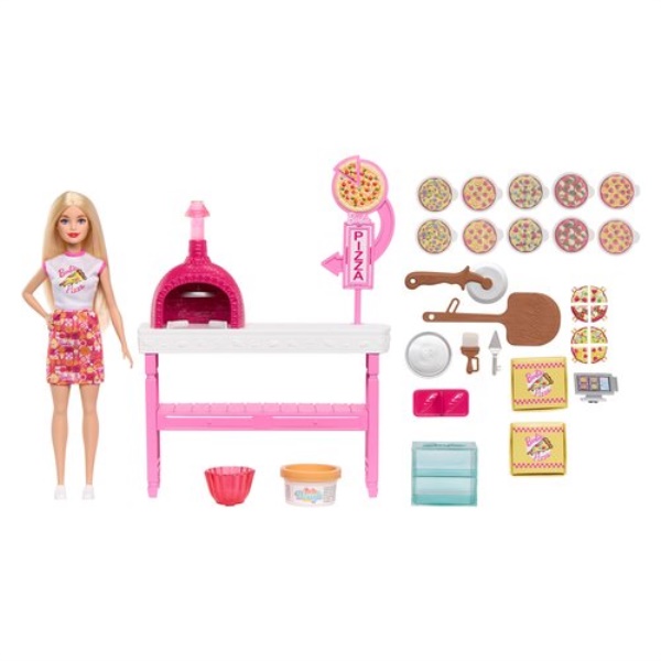 Set bambola Mattel JMK21 BARBIE Pizza shop