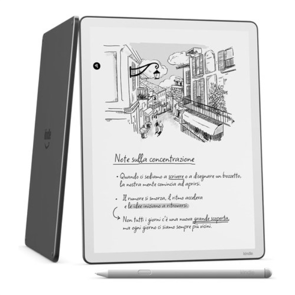 Ebook Amazon B0FC1XB22K KINDLE Scribe con luce frontale Grafite