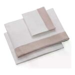 Italbaby - Set lenzuola culla Italbaby 40 1137 0014 INFINITO Sabbia