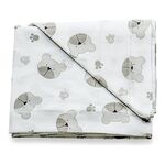 Italbaby - Set lenzuola lettino Italbaby 020 1000 005 Tenerezze tortora