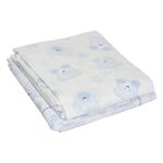 Italbaby - Set lenzuola lettino Italbaby 020 1000 004 Tenerezze azzurro