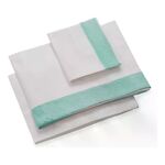 Italbaby - Set lenzuola culla Italbaby 40 1137 0012 INFINITO Aqua