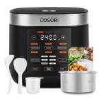Cosori - Cuoci riso Cosori CRC R501 K 5.0 Rice Cooker Black e Silver