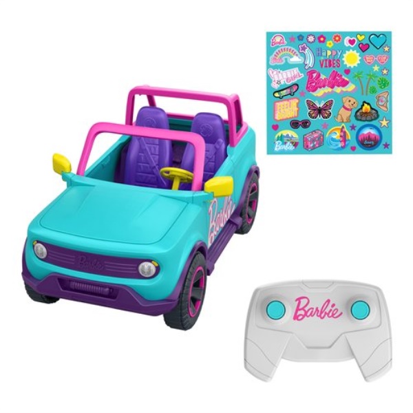 Radiocomando Mattel HTP53 BARBIE Suv Hot Wheels 2,4 GHz Azzurro