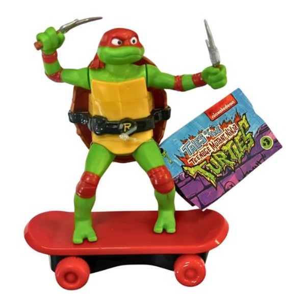 Personaggio Toys One 7120712206 TURTLES Teenage Mutant Ninja con skate